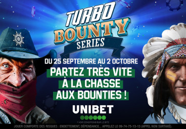 Les Unibet Turbo Bounty Series, l’événement online de l’automne à ne pas manquer !